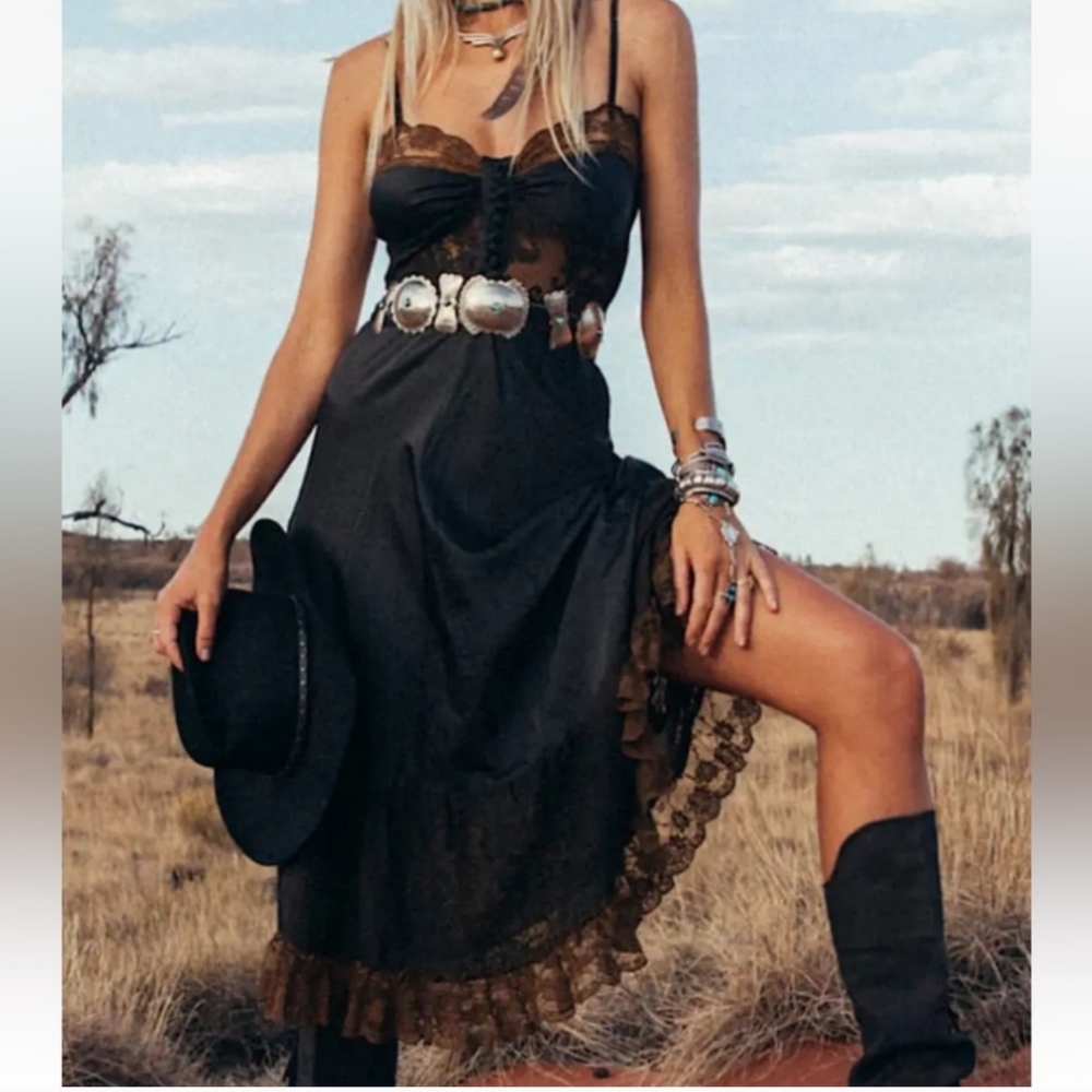 ISO CU Take the Long Road Home Slip Dress